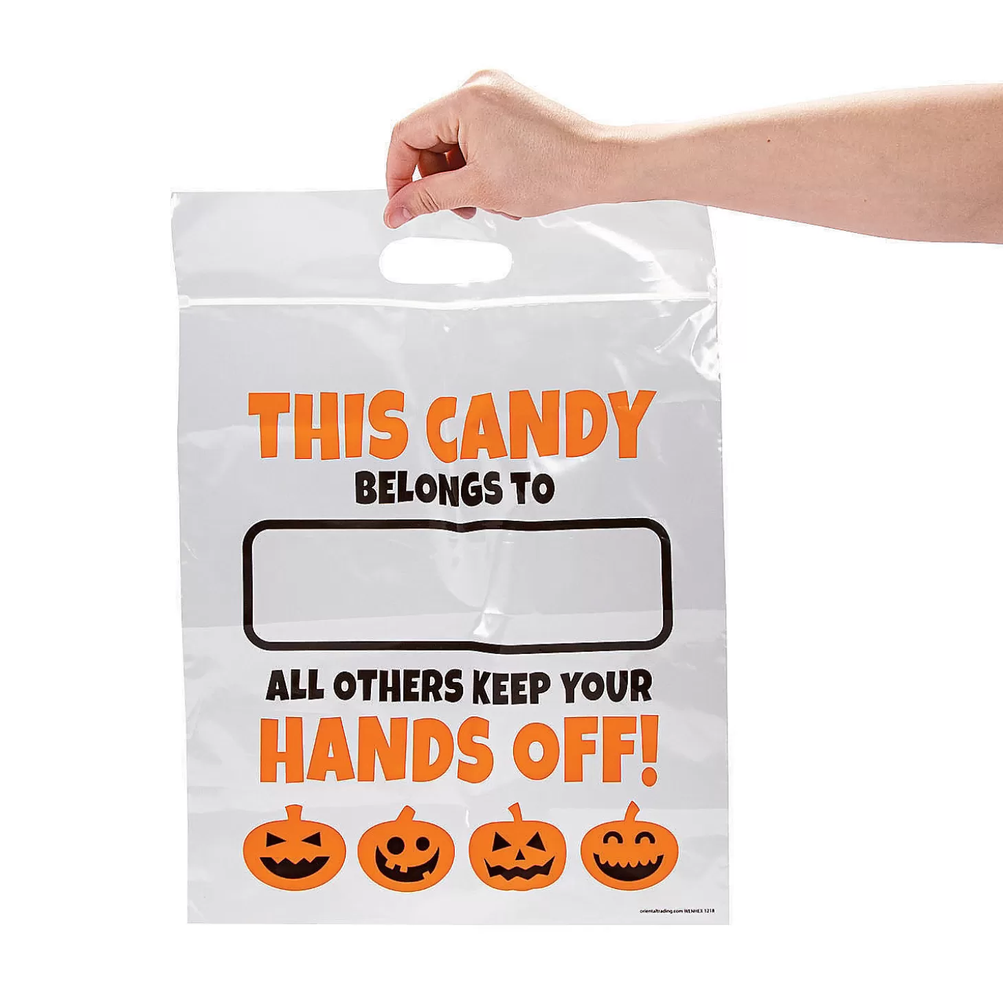 Best 12 1/2" X 17" Bulk 50 Pc. Large Halloween Resealable Plastic Treat Bags Halloween Bags