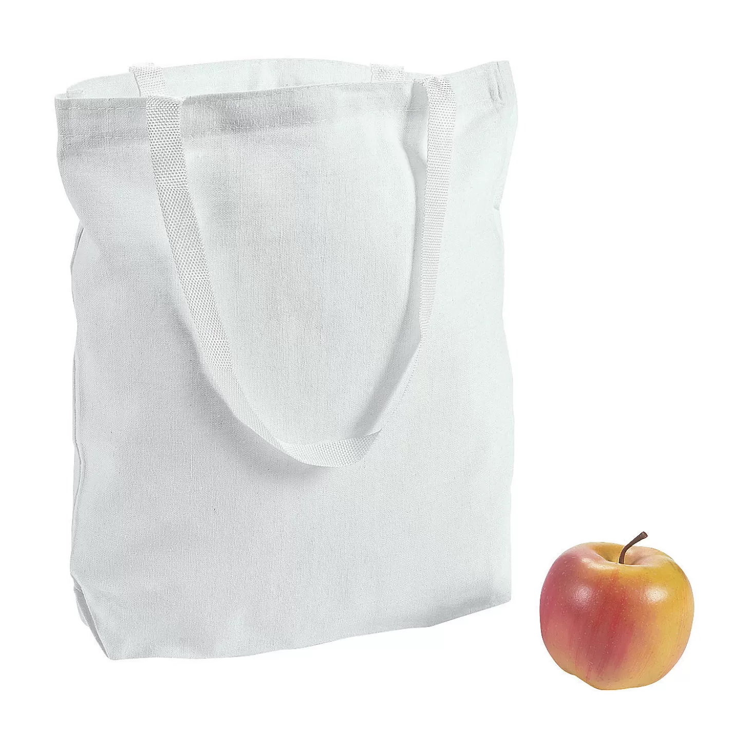 New 12" X 13 1/4" Bulk 48 Pc. Diy Large White Canvas Tote Bags Diy Adult Crafts