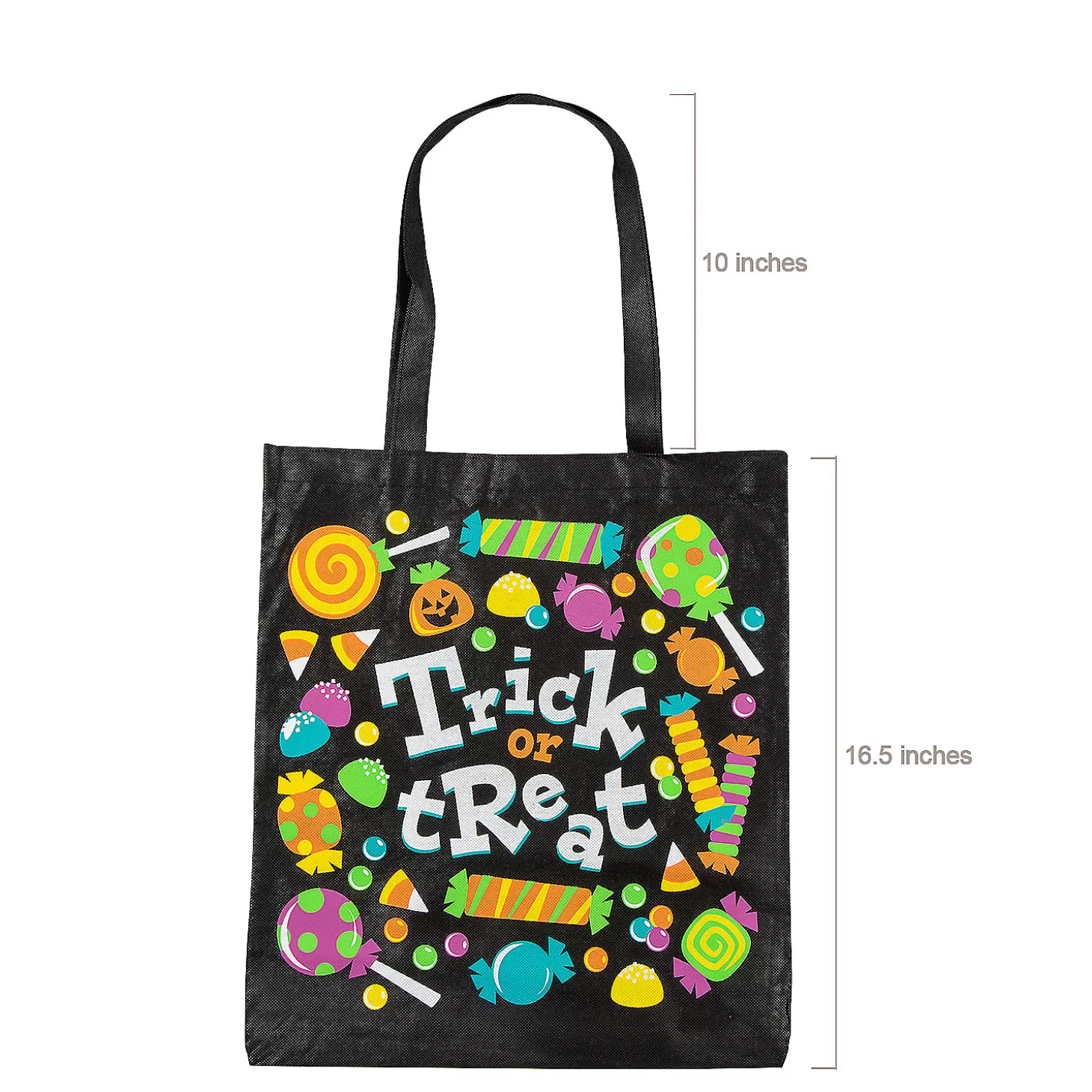 Flash Sale 15" X 16 1/2" Large Trick-Or-Treat Tote Bags - 12 Pc. Halloween Apparel & Accessories
