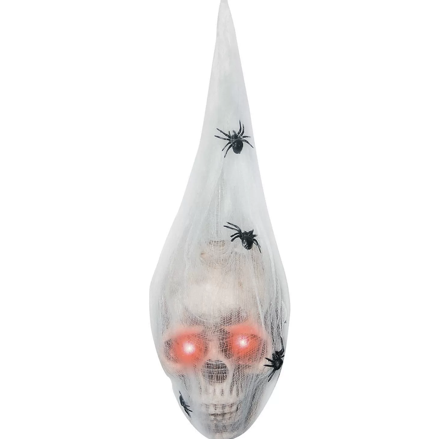 New 19" Light-Up Hanging Larva Head Halloween Decoration Skulls & Skeletons