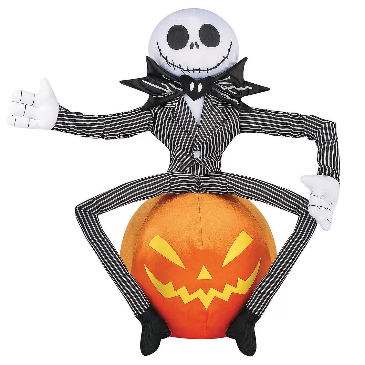 Online 21" Nightmare Before Christmas Jack Skellington Plush Halloween Door Greeter Halloween Decoration Skulls & Skeletons