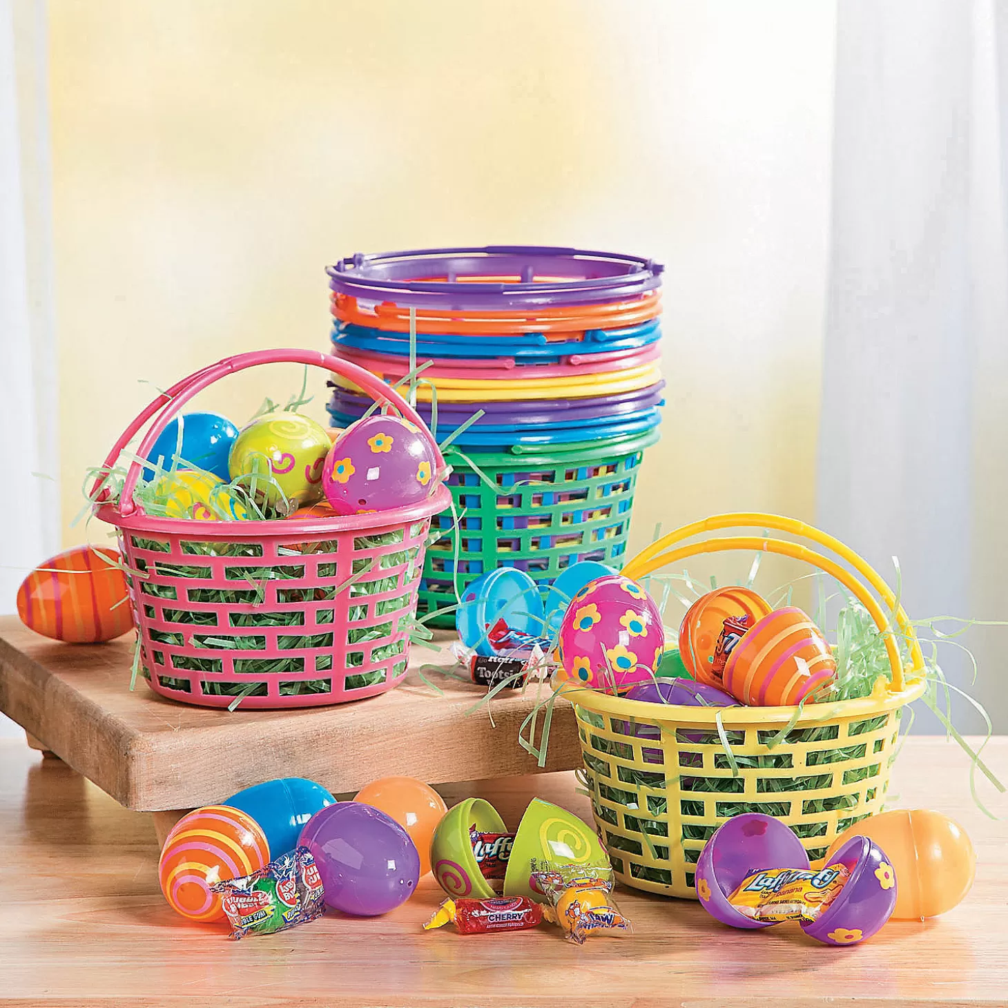 Outlet 2 Bulk 144 Pc. Colorful Bright Plastic Easter Eggs Bulk Halloween Supplies