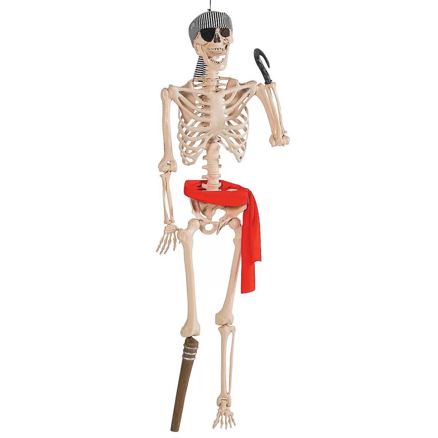 Flash Sale 5 Ft. Posable Pirate Skeleton Halloween Decoration Skulls & Skeletons