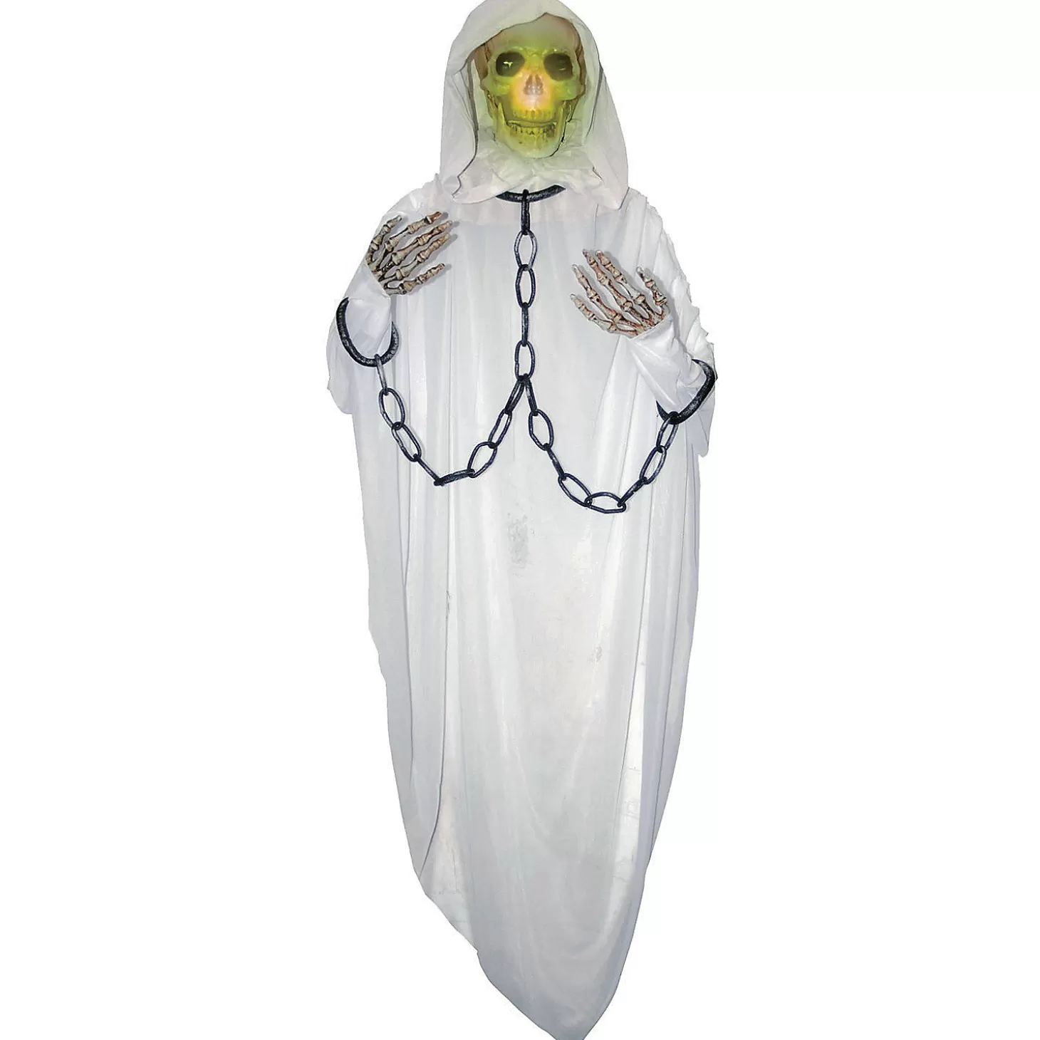 Hot 5' Light-Up Chained White Reaper Halloween Decoration Skulls & Skeletons