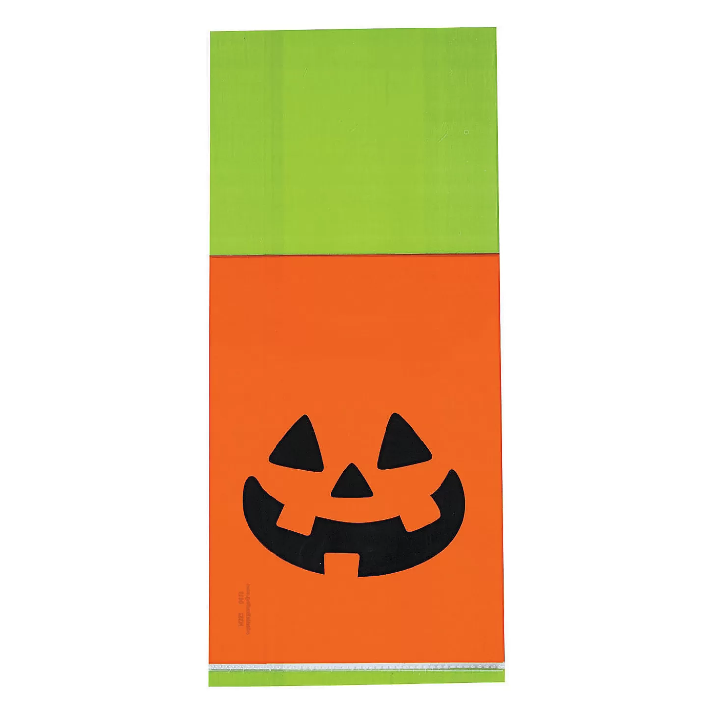 Best 5" X 11 1/2" Bulk 50 Pc. Halloween Jack-O'-Lantern Cellophane Bags Halloween Bags
