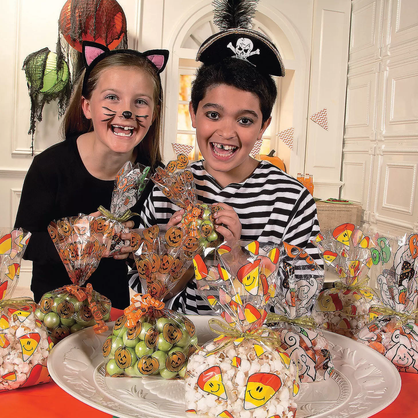 Best 5" X 11" Spooky Halloween Cellophane Bag Assortment - 36 Pc. Halloween Bags