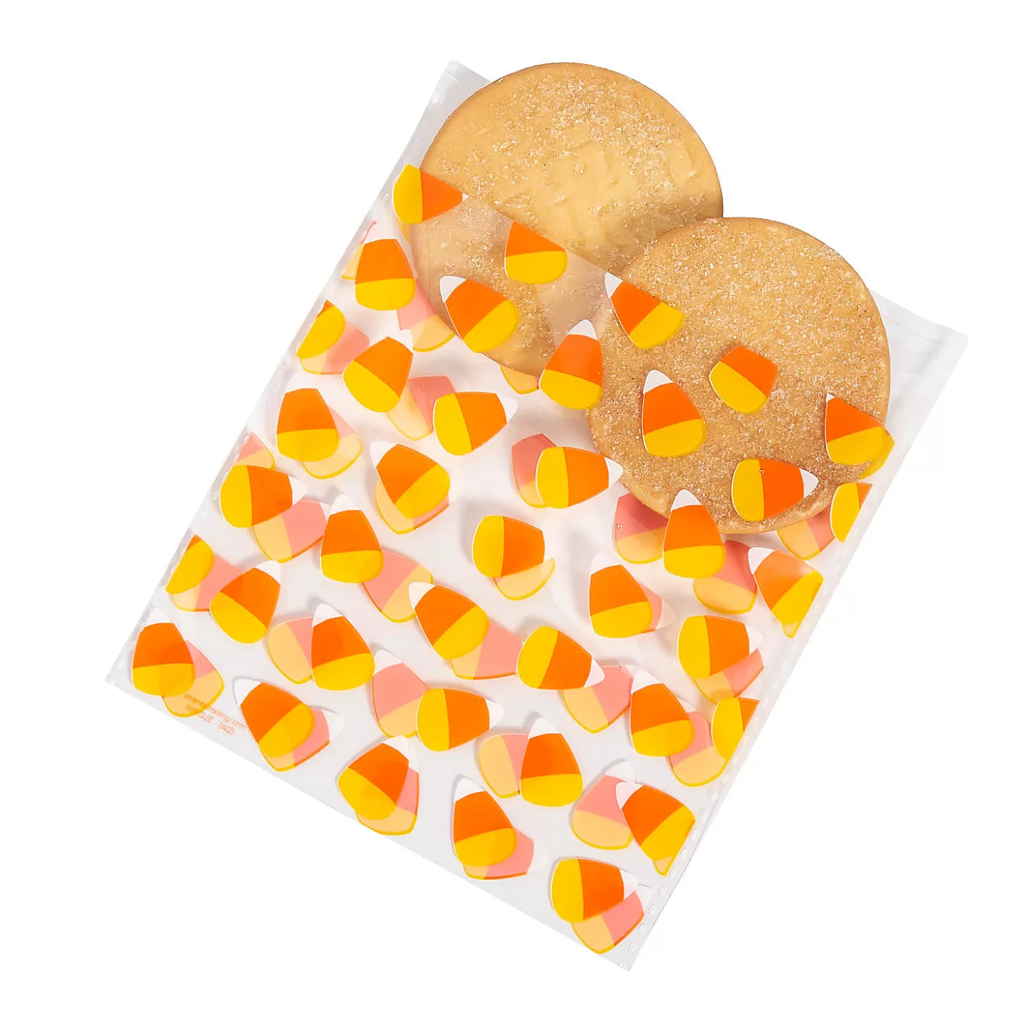 Outlet 5" X 5" Bulk 144 Pc. Clear Plastic Fall Cookie Bags Halloween Bags