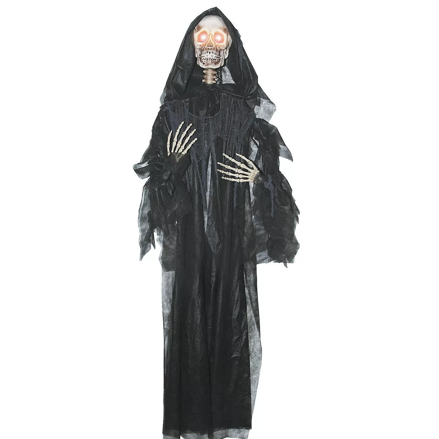 Sale 63" Light Up Hanging Reaper Halloween Decoration Skulls & Skeletons