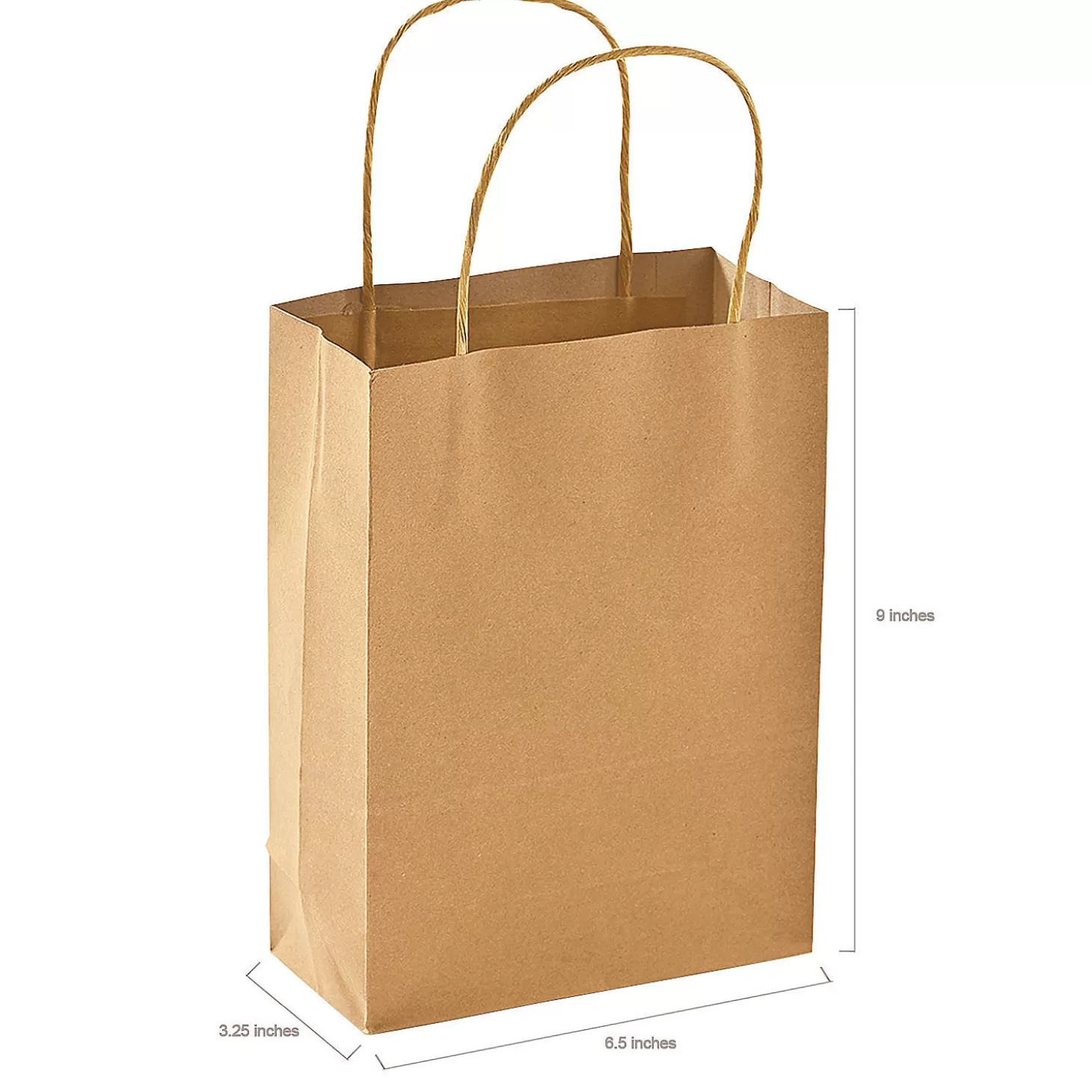 Hot 6 1/2" X 9" Medium Kraft Paper Gift Bags - 12 Pc. Halloween Bags