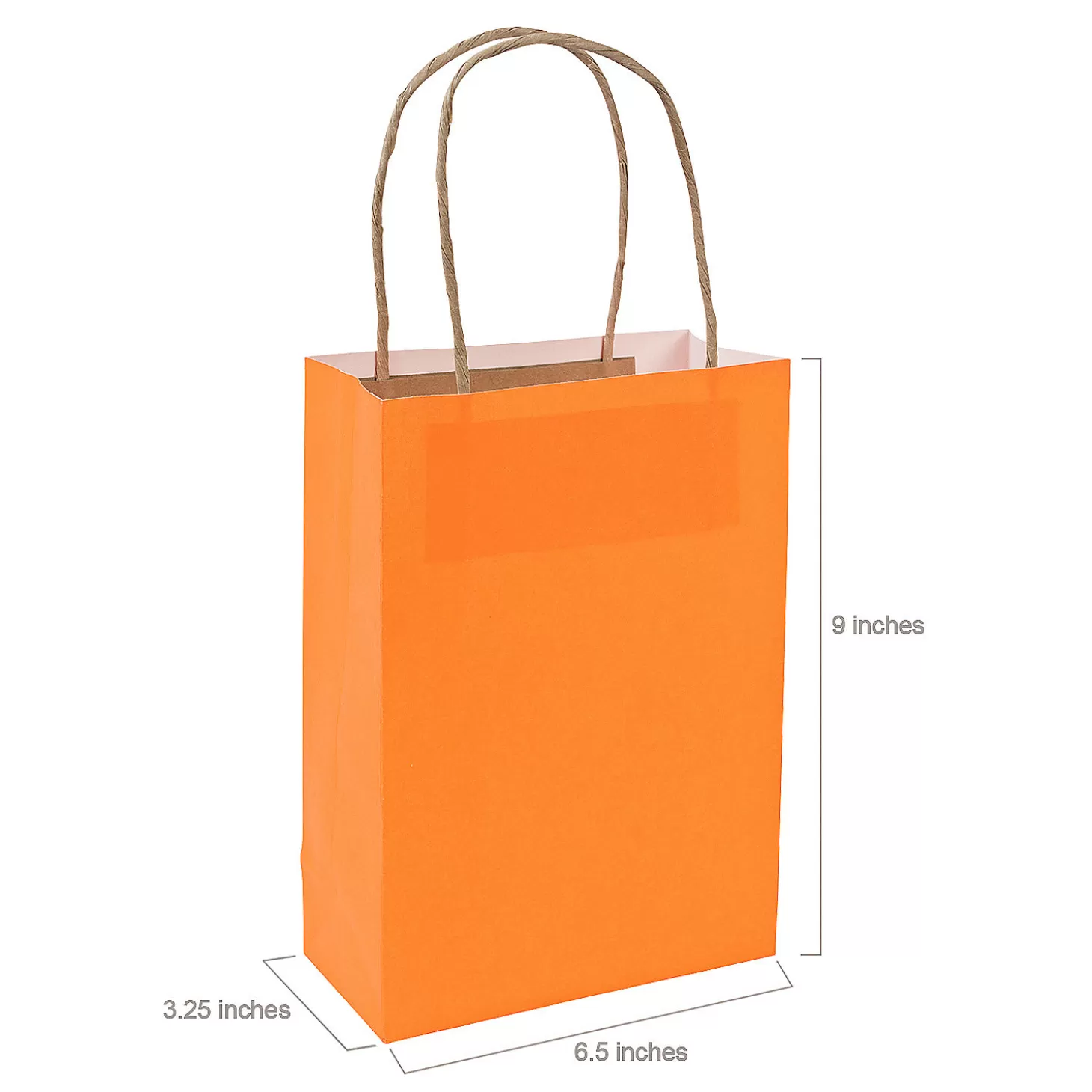 Outlet 6 1/2" X 9" Medium Kraft Paper Gift Bags - 12 Pc. Halloween Bags