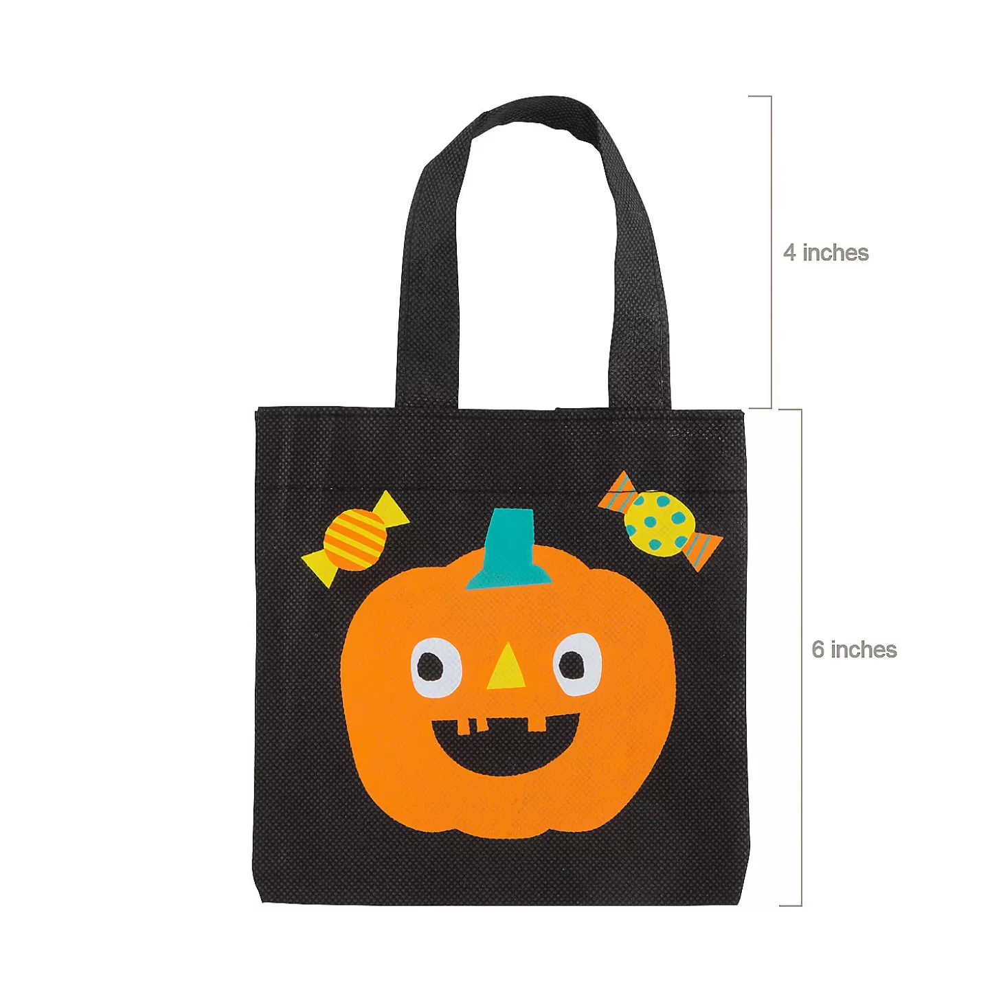 Outlet 6" X 6" Mini Nonwoven Ghoul Gang Tote Bags - 12 Pc. Halloween Apparel & Accessories