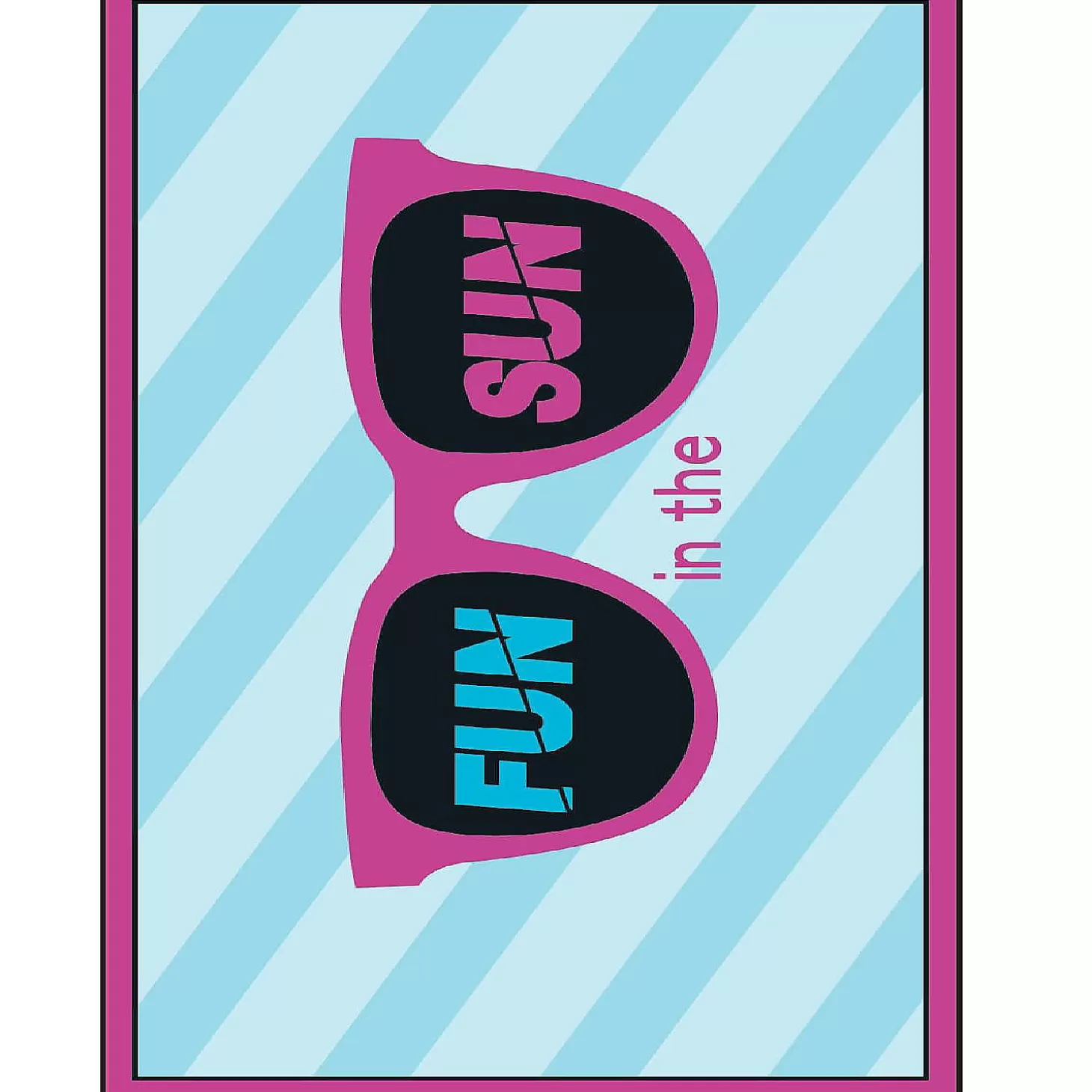 Store Beach Towel - Fun In The Sun, Blue Water Toys