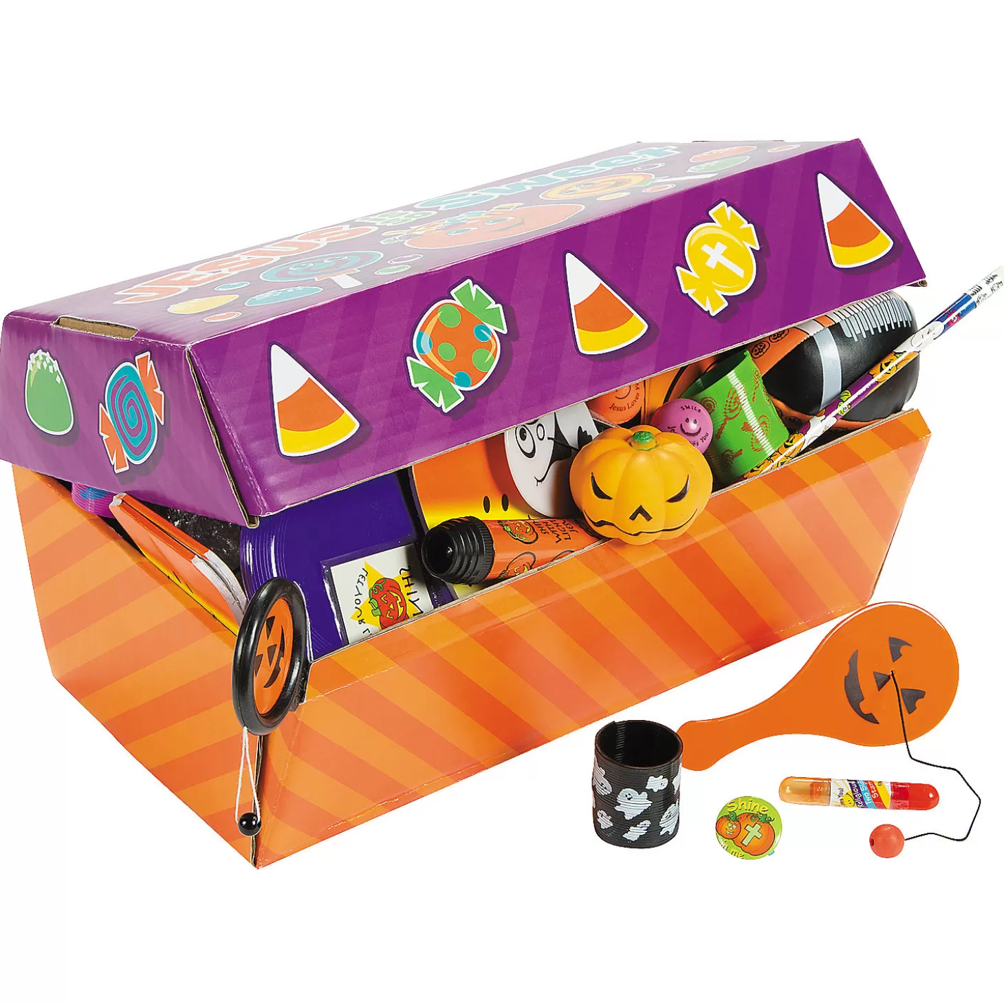 Cheap Bulk 100 Pc. Trunk-Or-Treat Religious Halloween Assortment Boo Bags