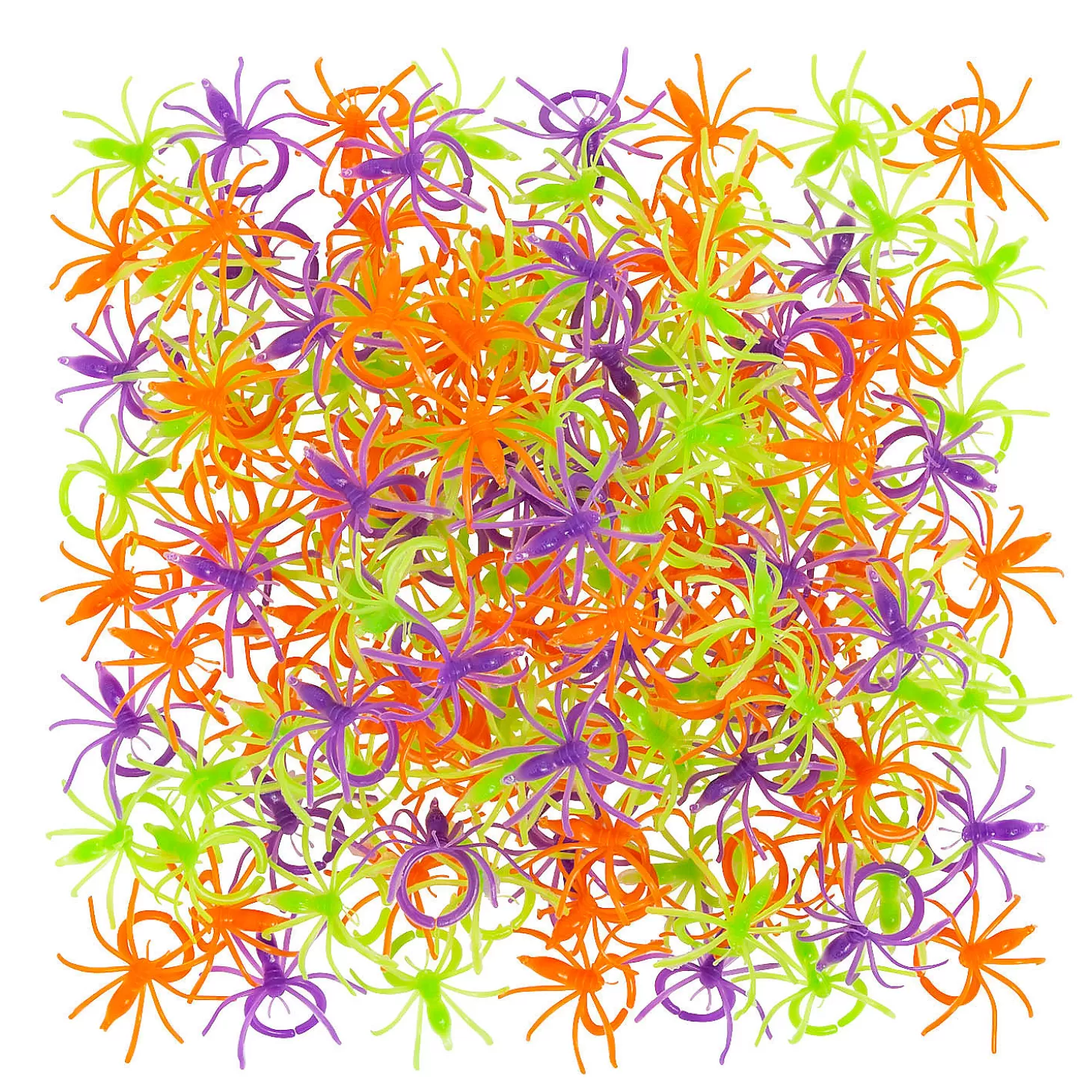 Sale Bulk 144 Pc. Colorful Halloween Spider Rings Bulk Halloween Supplies