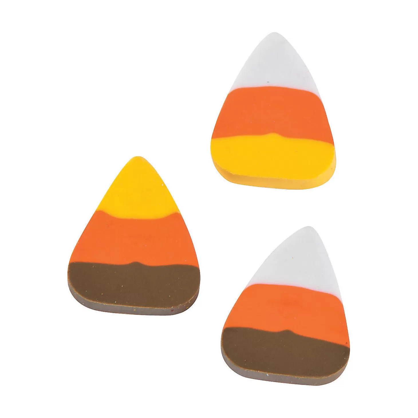 New Bulk 144 Pc. Mini Candy Corn Erasers Bulk Halloween Supplies