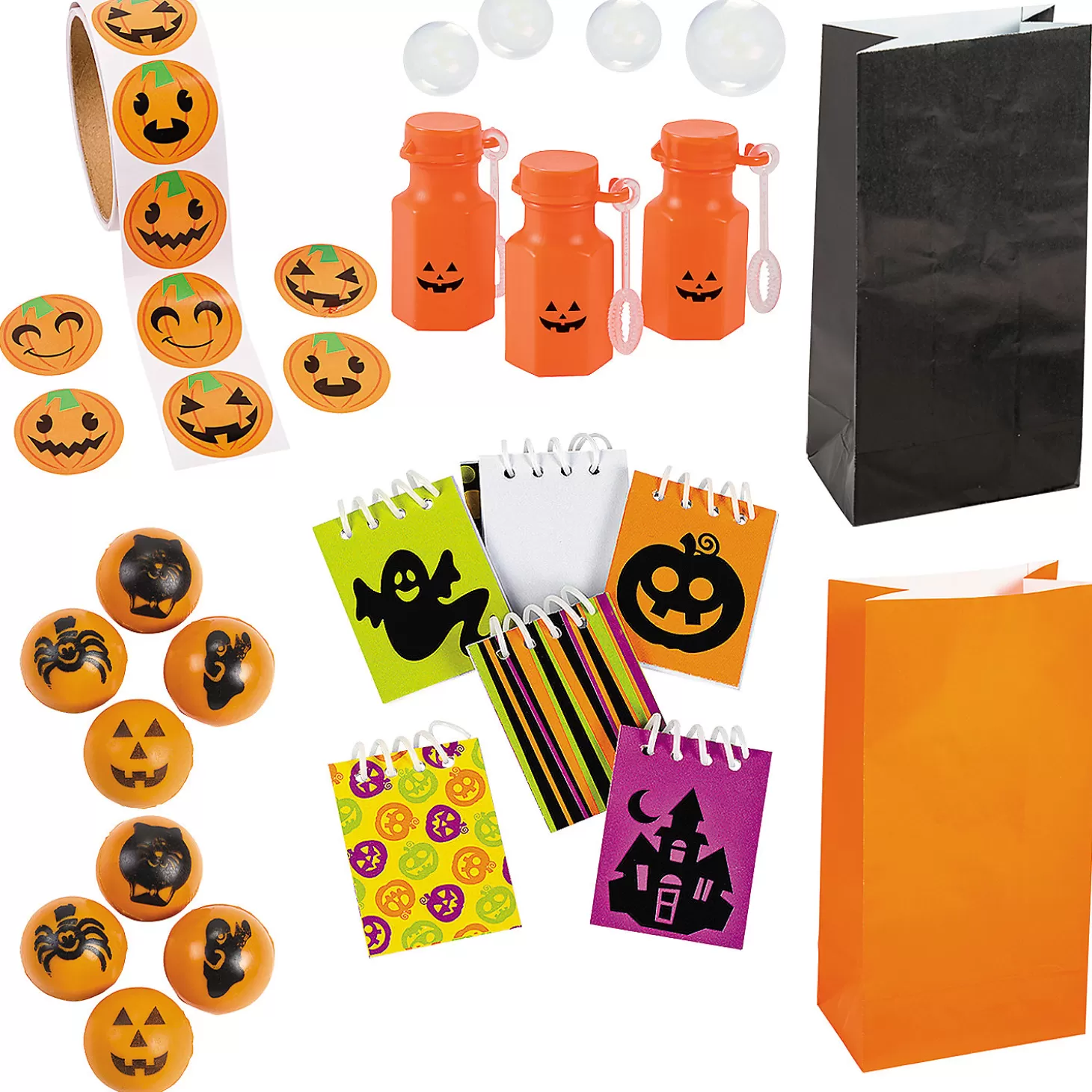 Outlet Bulk 193 Pc. Trick-Or-Treat Giveaways Kit For 48 Boo Bags
