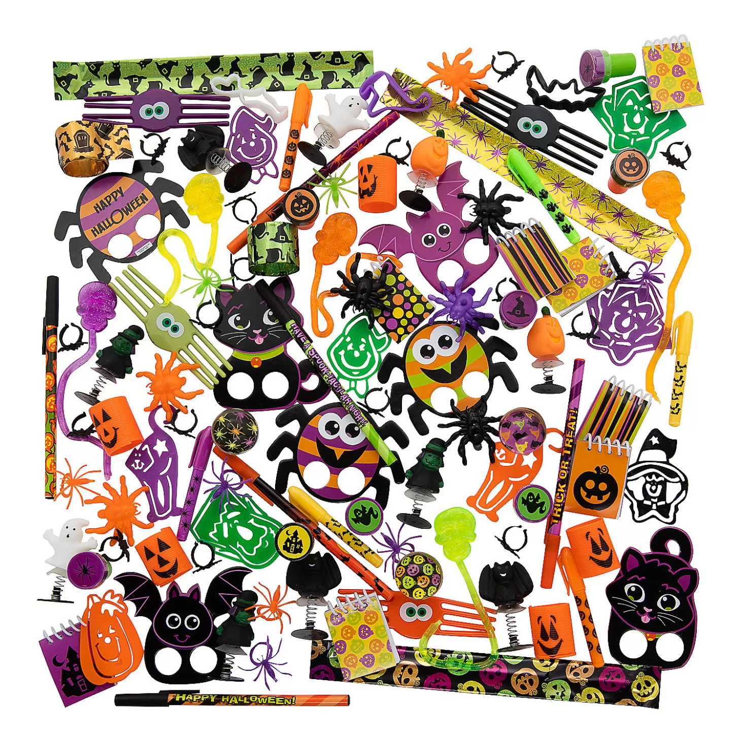 New Bulk 250 Pc. Halloween Iconic Novelties Assortment Halloween Handouts