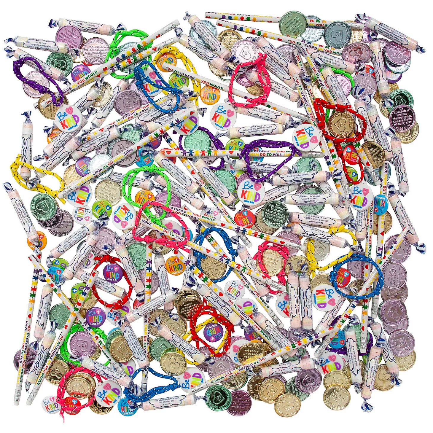 Outlet Bulk 250 Pc. Religious Be Kind Trunk-Or-Treat Assortment Religious Halloween