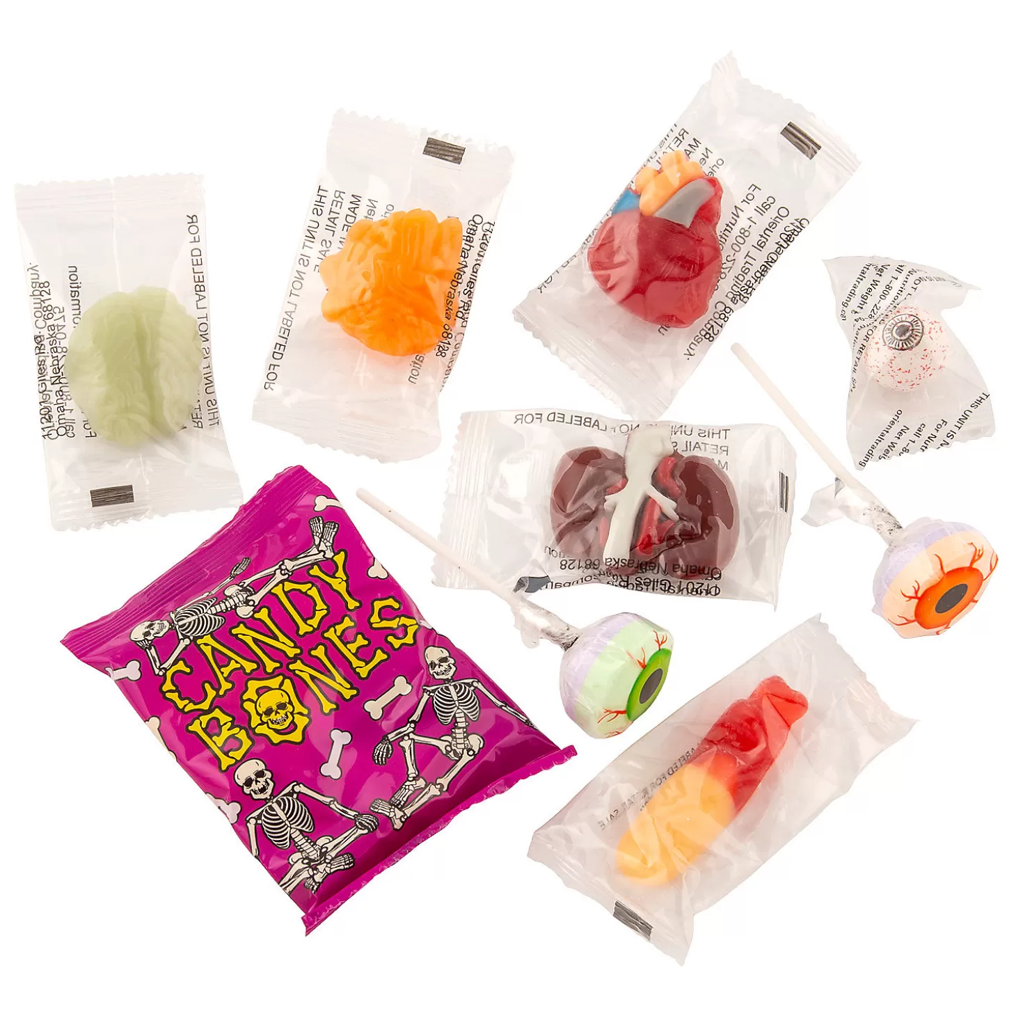Store Bulk 300 Pc. Gross Out Candy Assortment Bulk Halloween Supplies