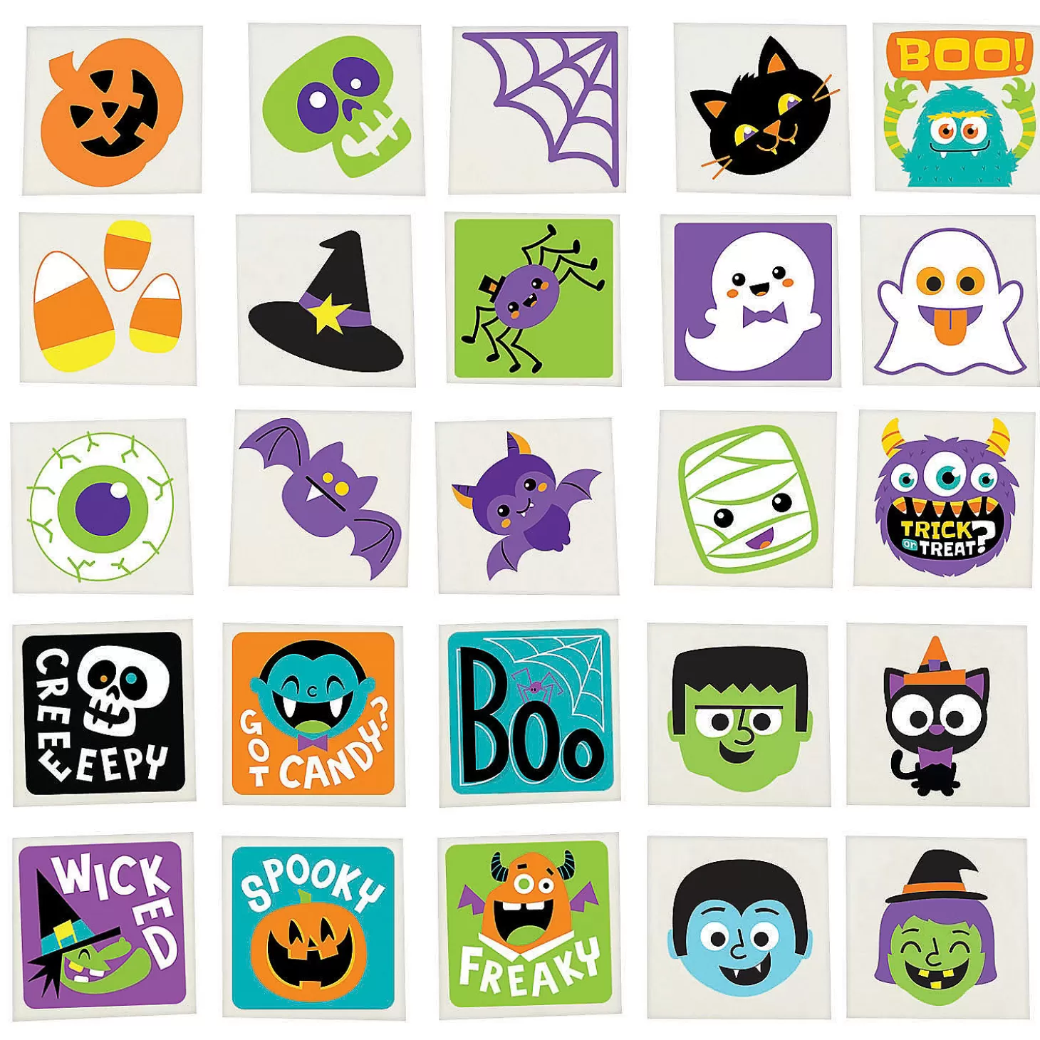 Store Bulk 500 Pc. Halloween Temporary Tattoo Assortment Bulk Halloween Supplies
