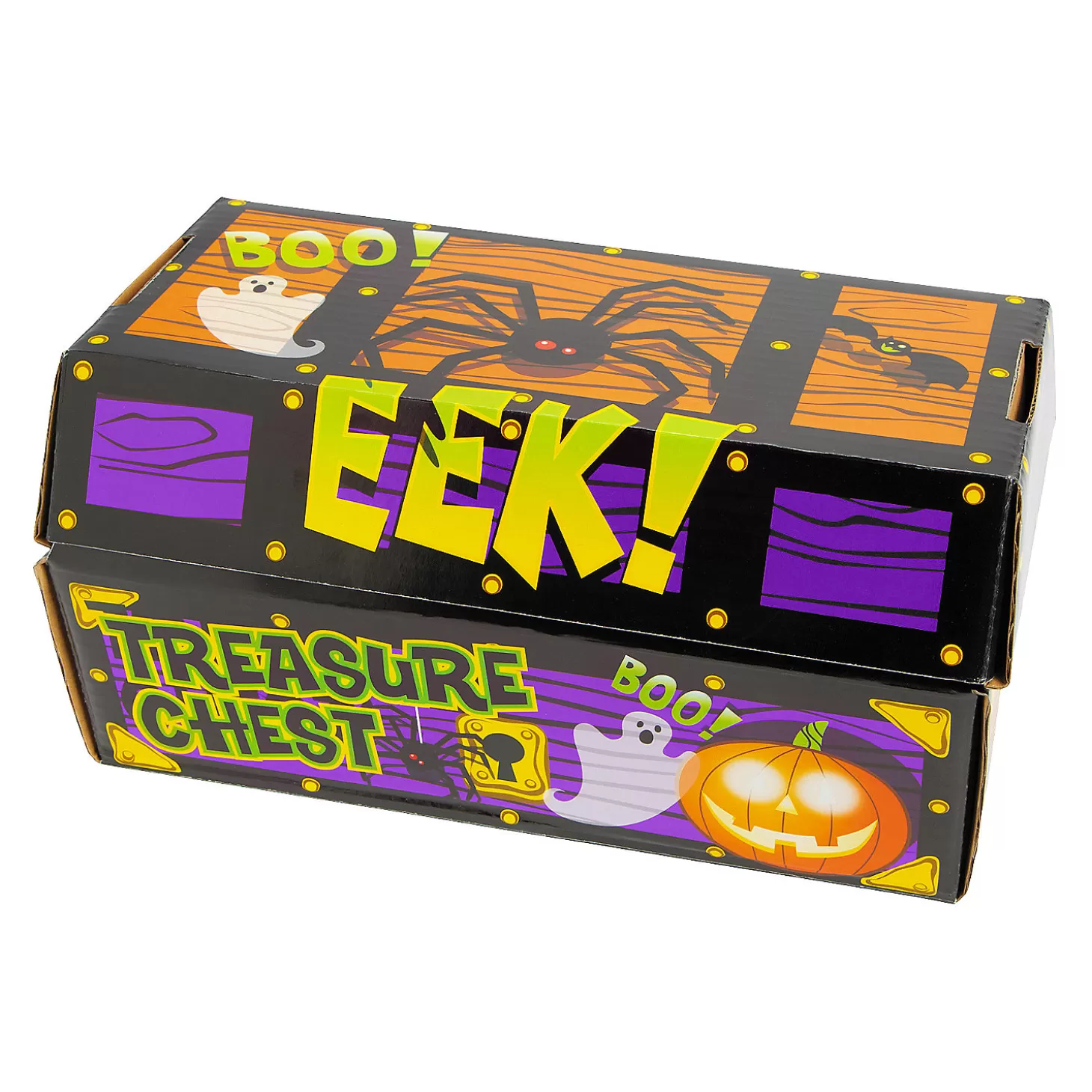 Online Bulk 50 Pc. Deluxe Halloween Treasure Chest Toy Assortment Boo Bags