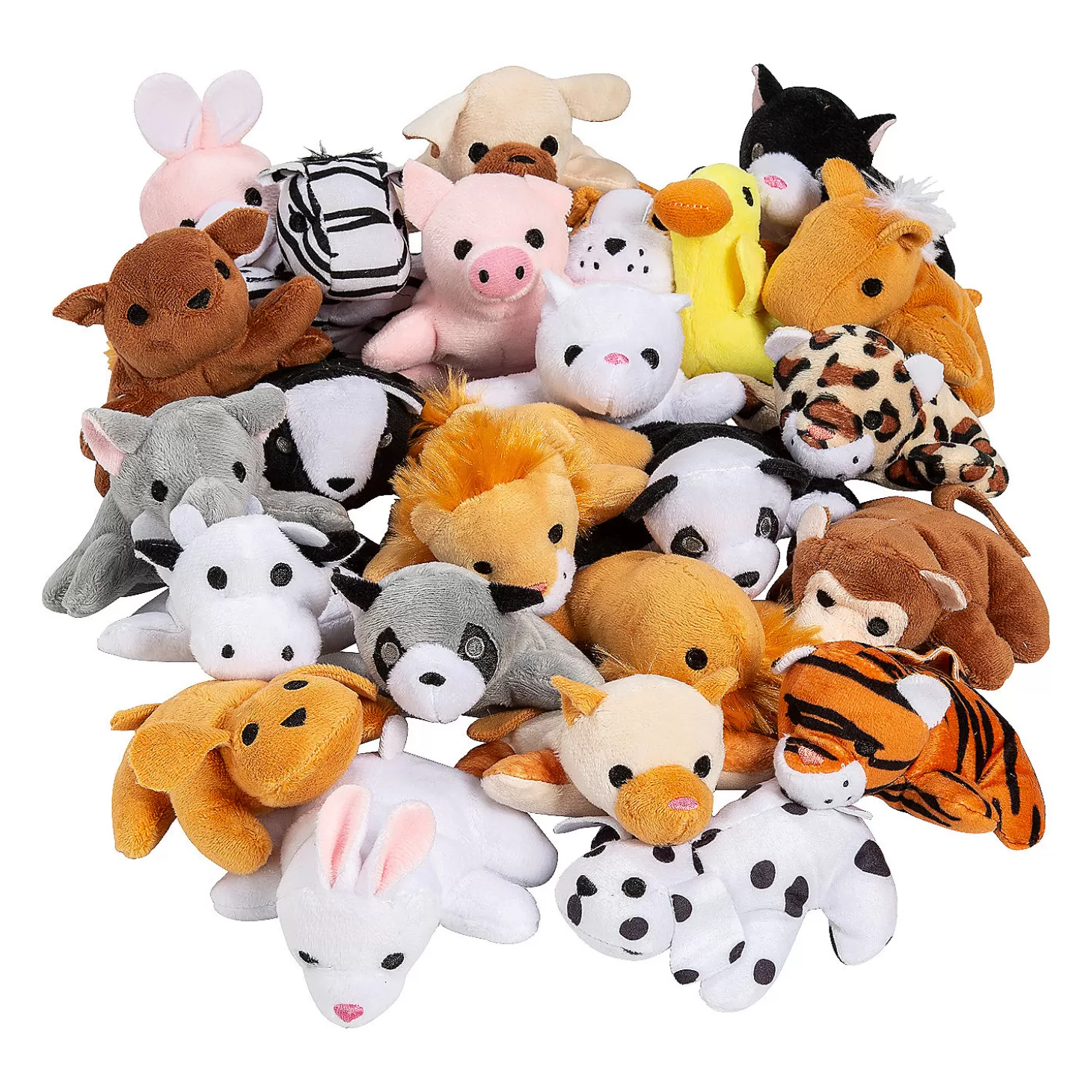 Hot Bulk 50 Pc. Mini Stuffed Animal Assortment Halloween Handouts