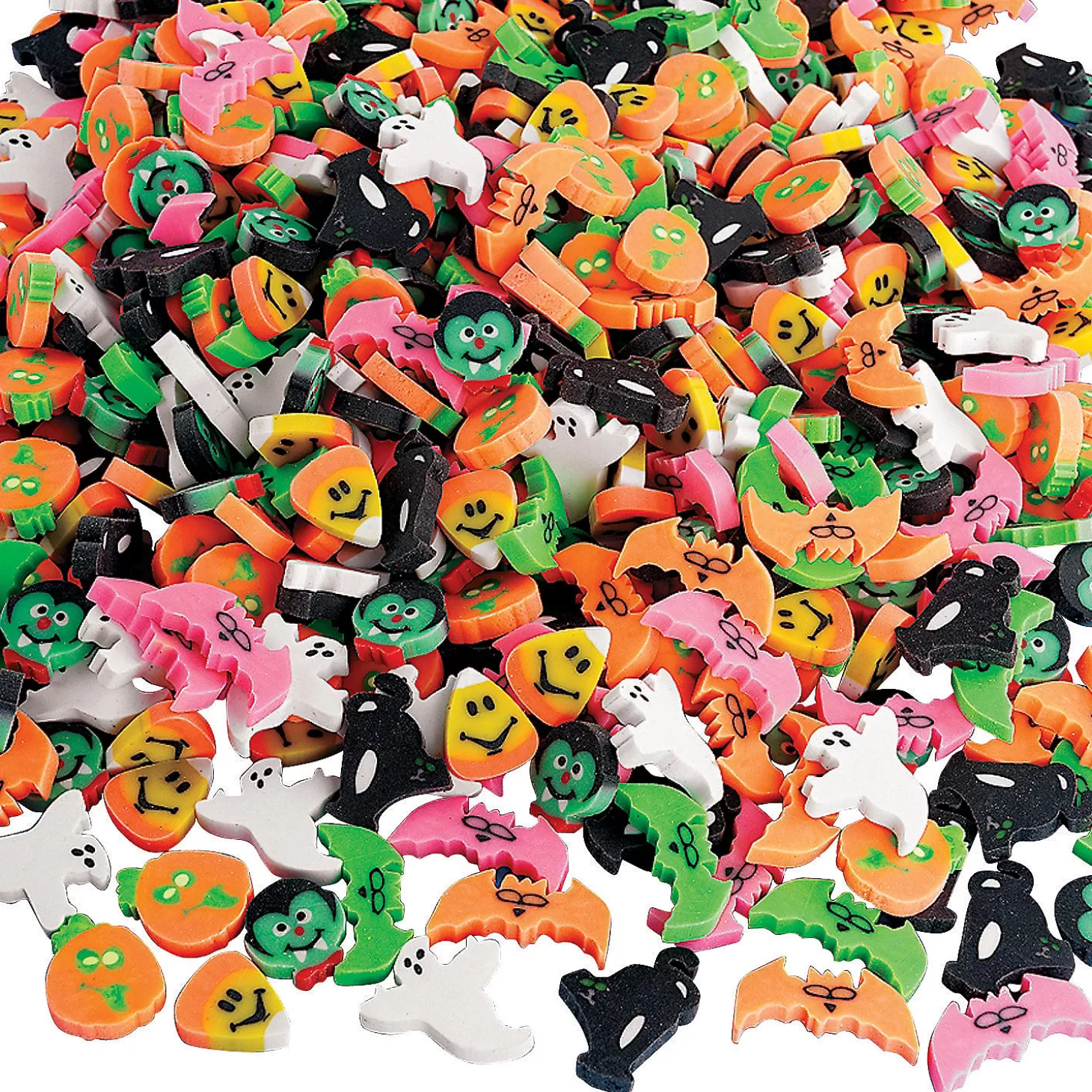 Best Sale Bulk 720 Pc. Halloween Mini Eraser Assortment Bulk Halloween Supplies