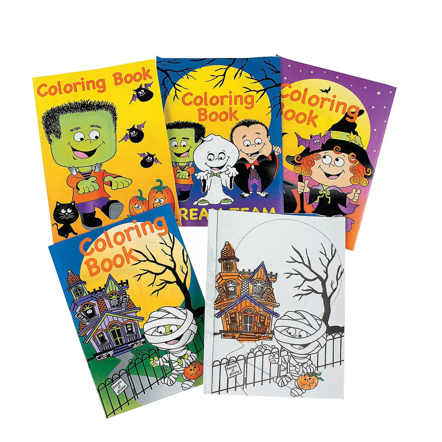 New Bulk 72 Pc. Halloween Coloring Books Bulk Halloween Supplies