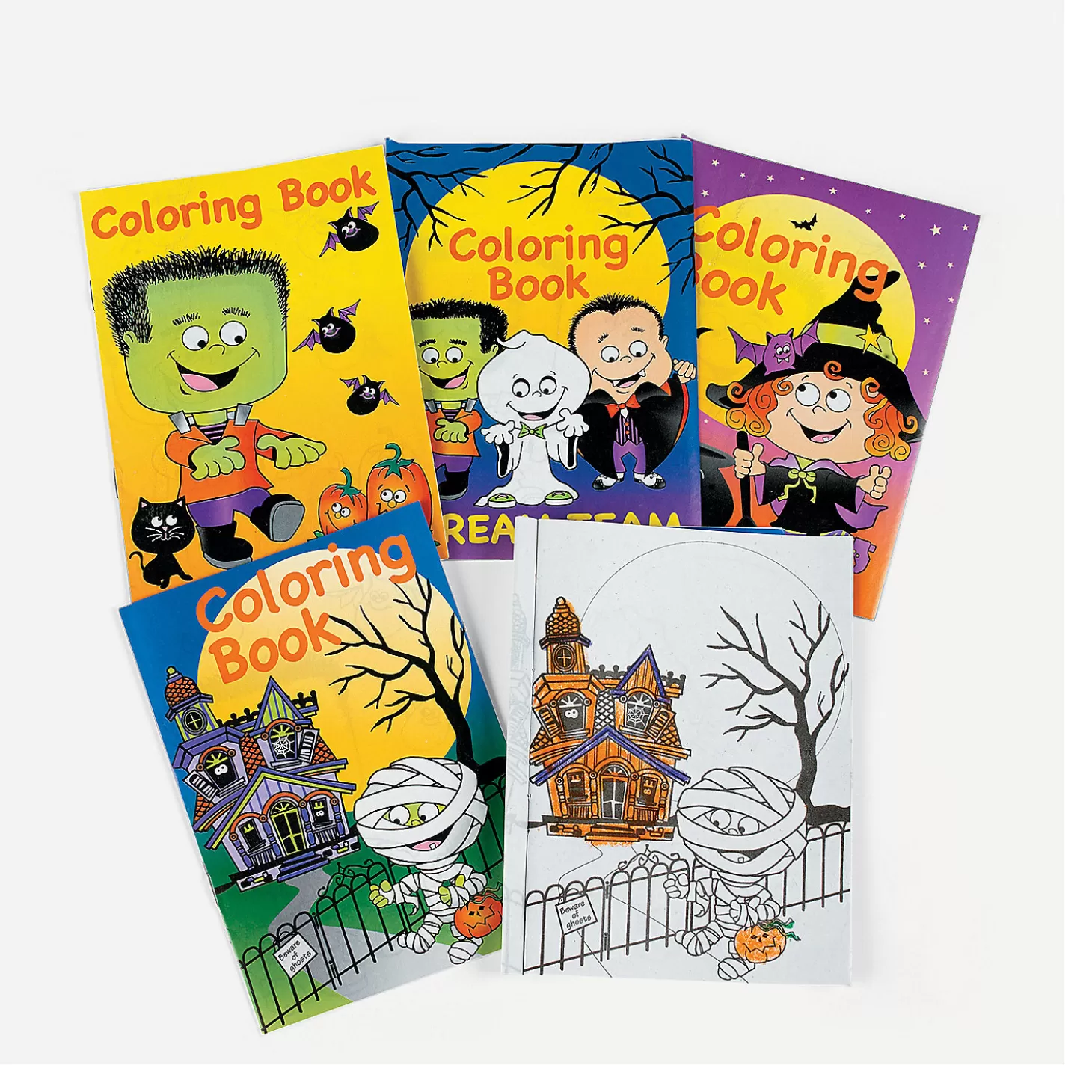 New Bulk 72 Pc. Halloween Coloring Books Bulk Halloween Supplies