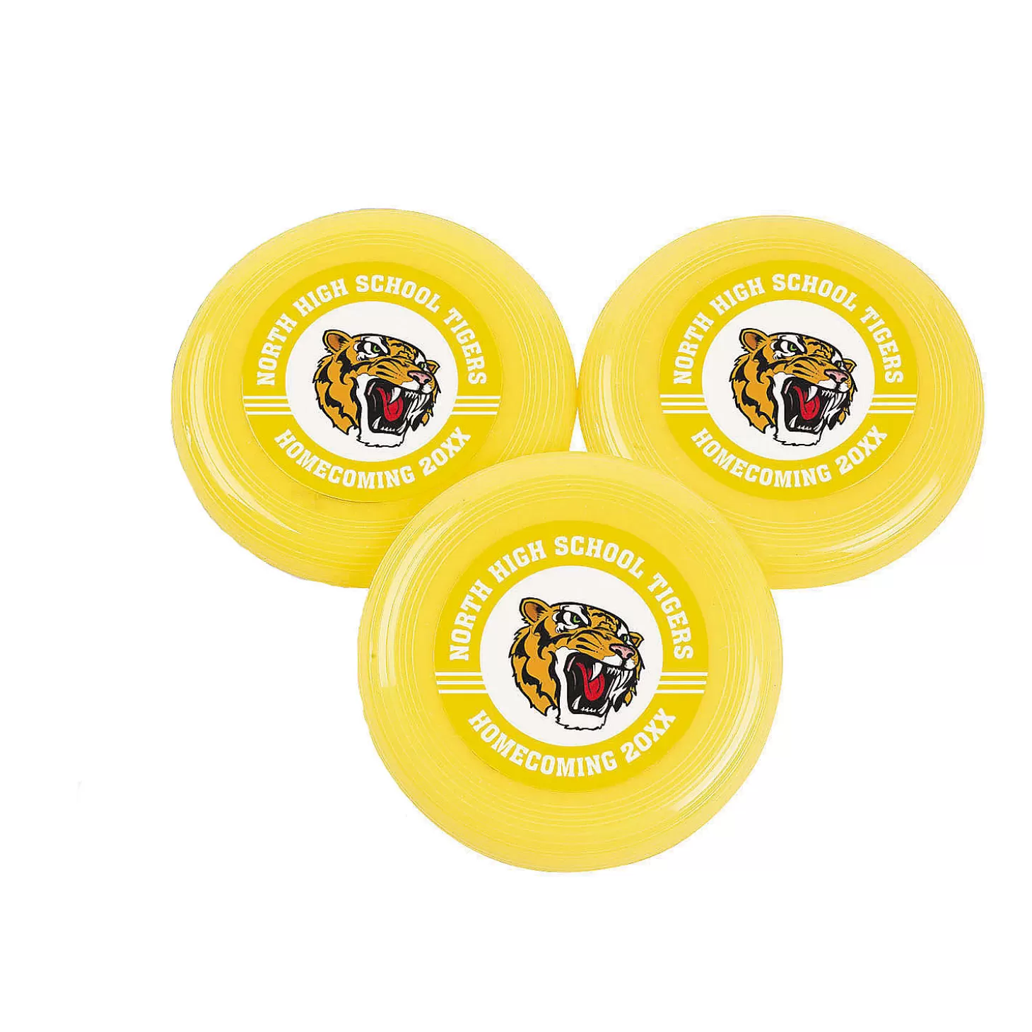 Fashion Bulk 72 Pc. Team Spirit Custom Photo Mini Flying Discs Flying Toys