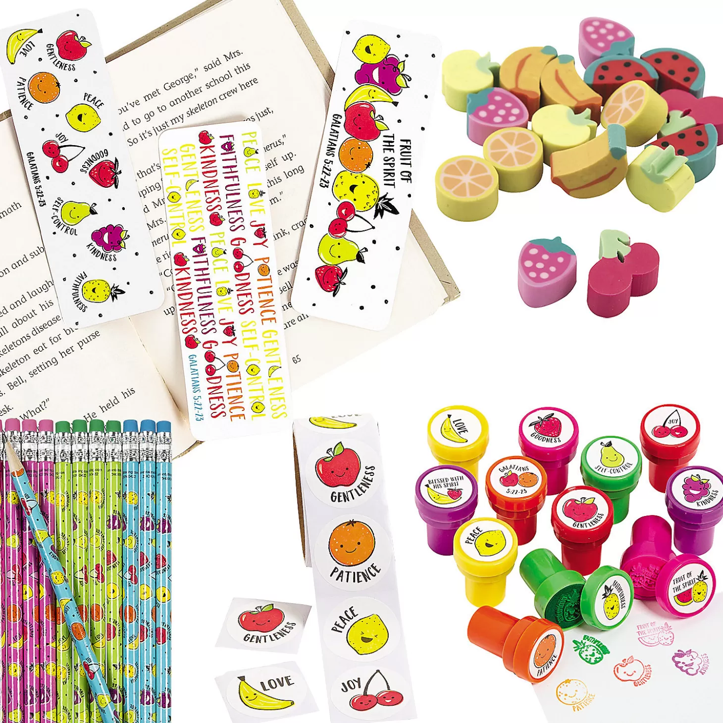 Outlet Bulk Fruit Of The Spirit Handout Assortment Kit For 48 Bulk Halloween Supplies