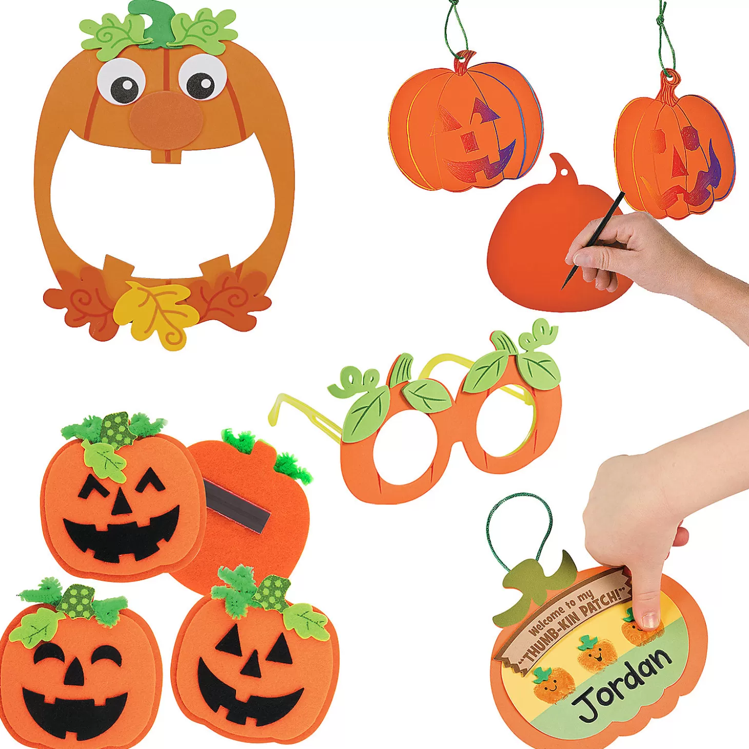Flash Sale Bulk Perfect Pumpkins Craft Kit Assortment - Makes 72 Halloween Fun Kits