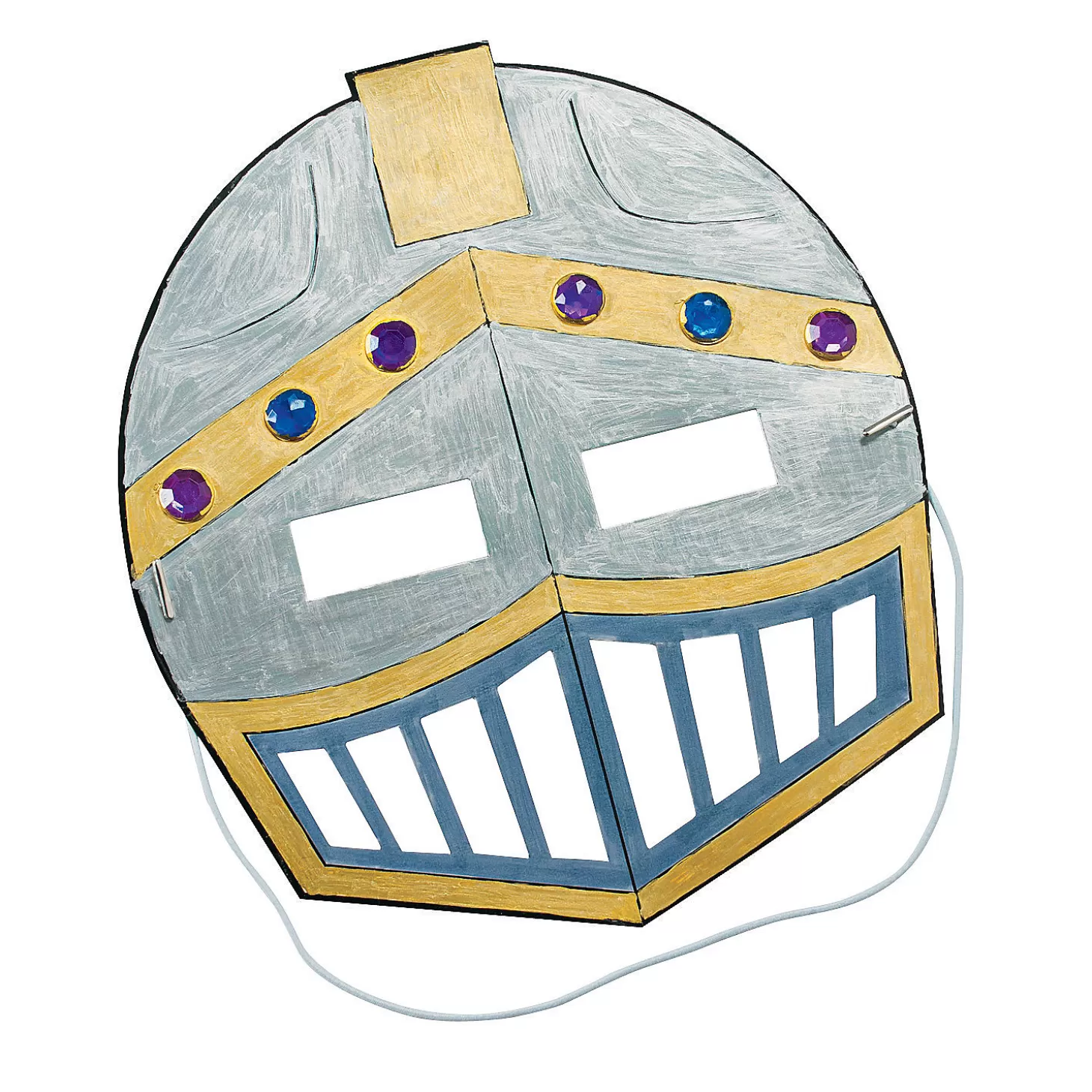 Flash Sale Color Your Own Knight Masks - 12 Pc. Religious Halloween
