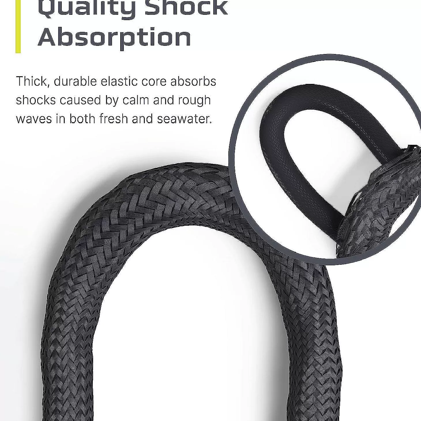 Online Colt Sports Bungee Dock Lines Mooring Rope For Boats - Black 7 Feet - Marine Rope, Elastic Boat, Jet Ski, And Dock Line With Secure Stainless Steel Hooks Water Toys