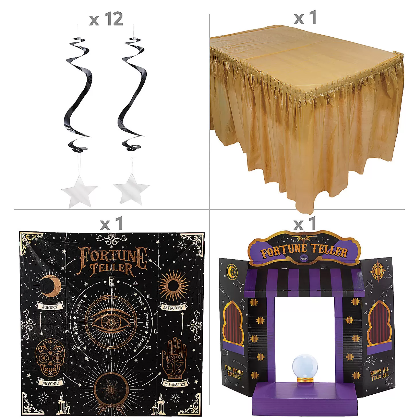 Sale Fortune Teller Trunk Or Treat Kit - 15 Pc. Halloween Fun Kits
