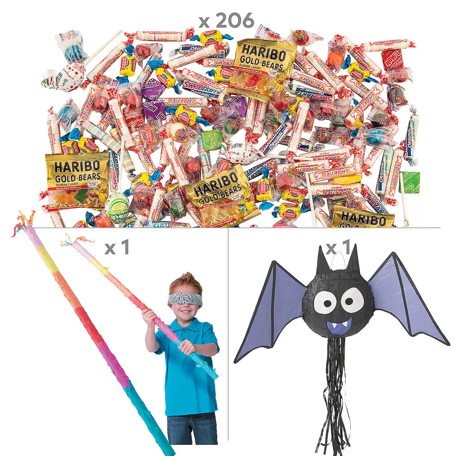 Best Sale Halloween Bat Pinata Kit - 208 Pc. Halloween Fun Kits