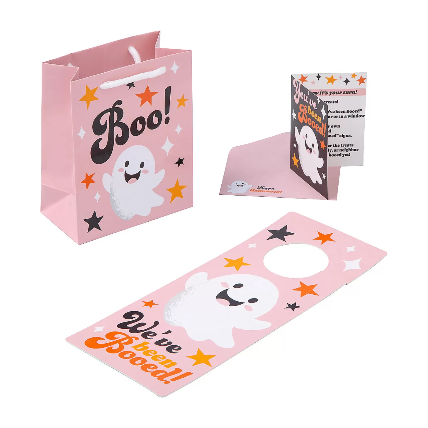 Flash Sale Halloween You'Ve Been Booed Ghost Bag Starter Kit For 12 Halloween Bags