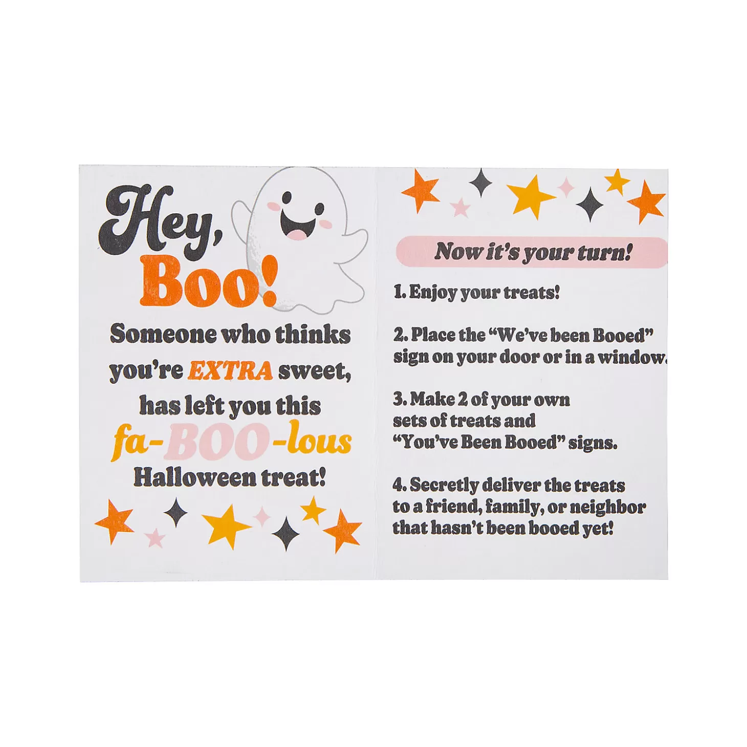 Flash Sale Halloween You'Ve Been Booed Ghost Bag Starter Kit For 12 Halloween Bags