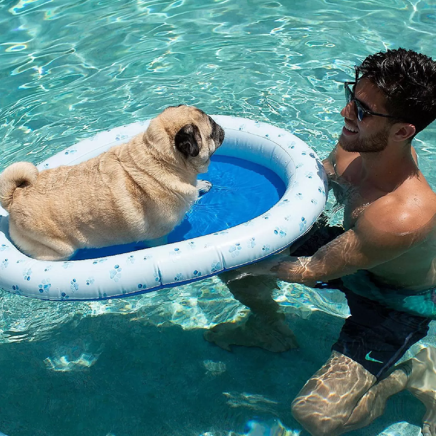 Best Inflatable Pet Float Medium Size Up To 35 Lbs. Water Toys