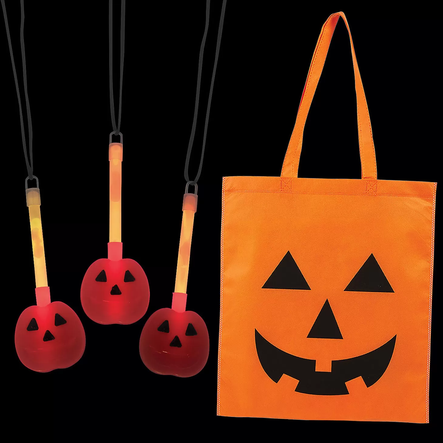 Flash Sale Jack-O'-Lantern Trick Or Treating Accessories Kit For 12 Halloween Bags