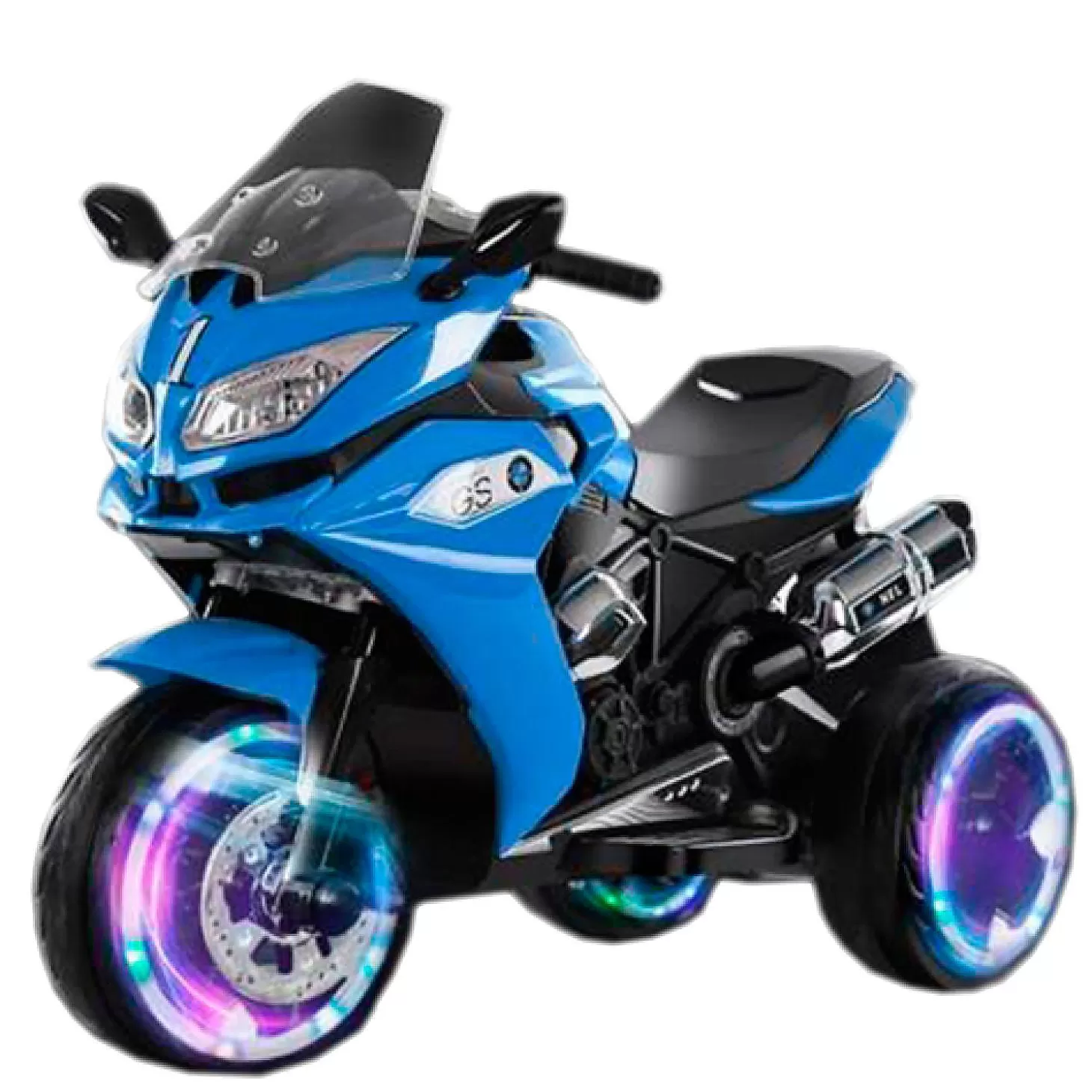 Hot Kingtoys Blue Kids Ride On Electric Motorcycle Ages 3 To 8 Yrs Riding Toys