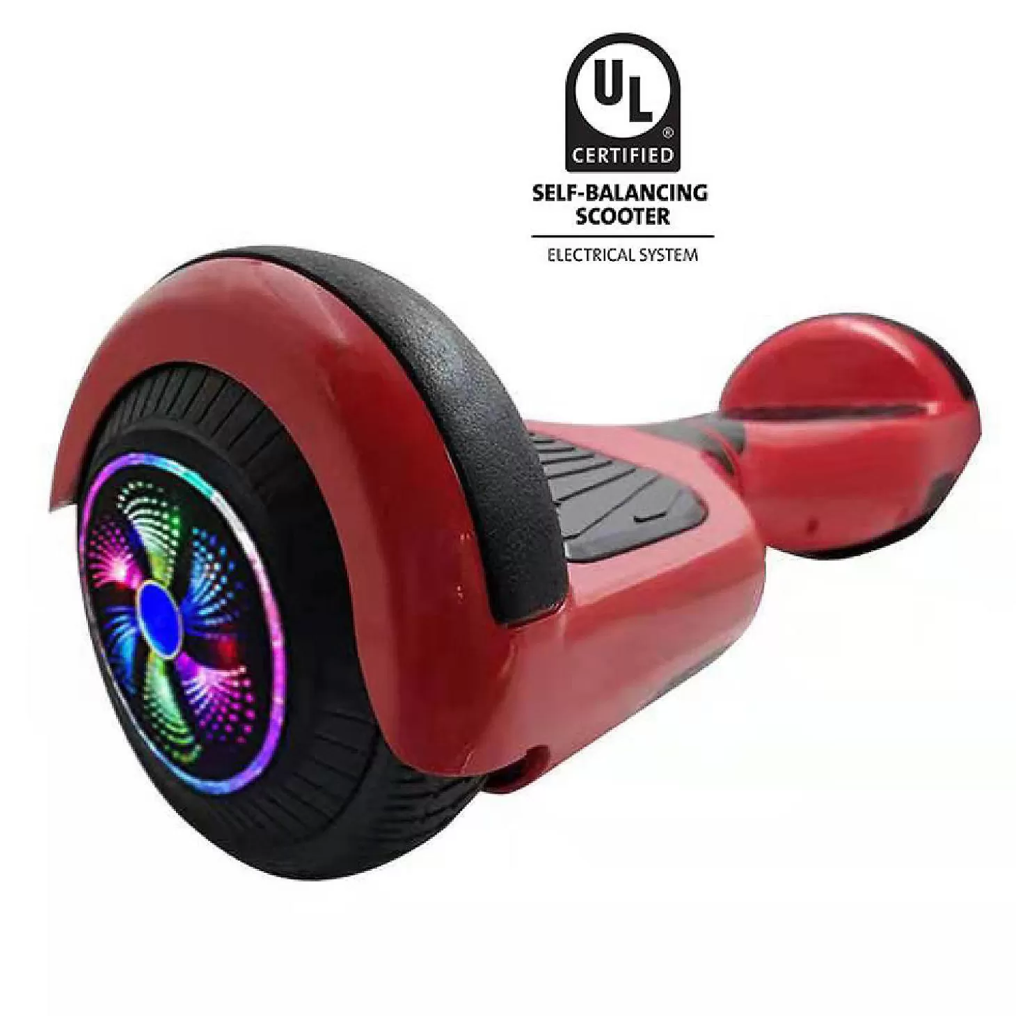 Discount Kingtoys Red 6.5 Inch Hoverboard With Bluetooth Riding Toys