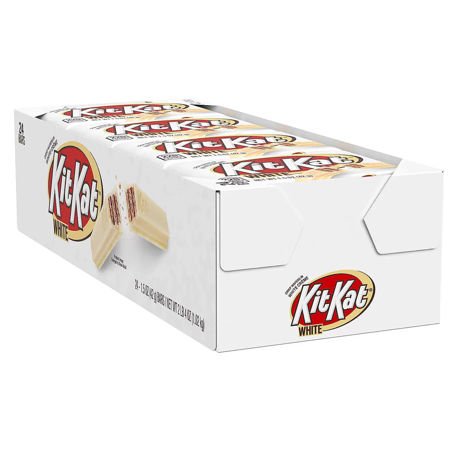 Sale Kit Kat Wafer Bar With White Creme, 1.5 Oz, 24 Count Bulk Halloween Supplies