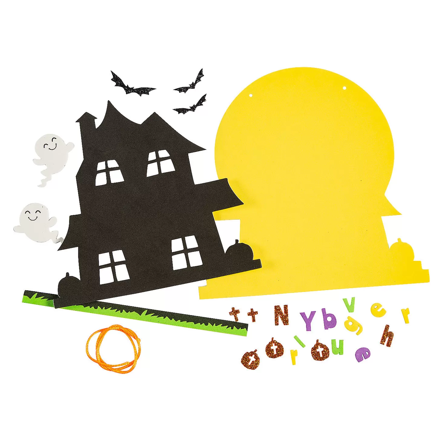 Online Love Your Neighbor Halloween Sign Craft Kit - Makes 12 Religious Halloween