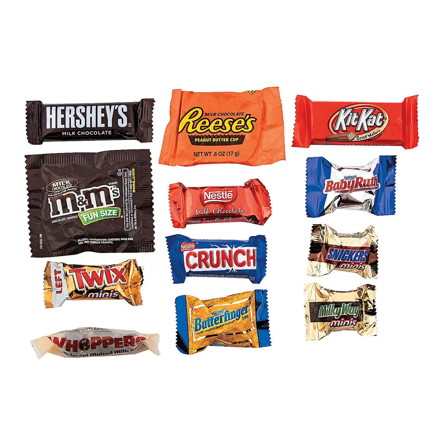 Hot Mega Bulk 255 Pc. Chocolate Favorites Assortment Bulk Halloween Supplies
