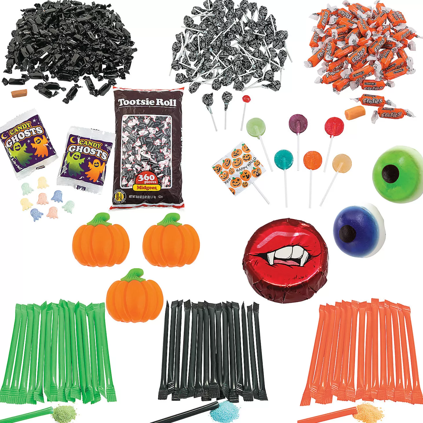 Flash Sale Mega Bulk 3000 Pc. Halloween Candy Assortment Halloween Fun Kits