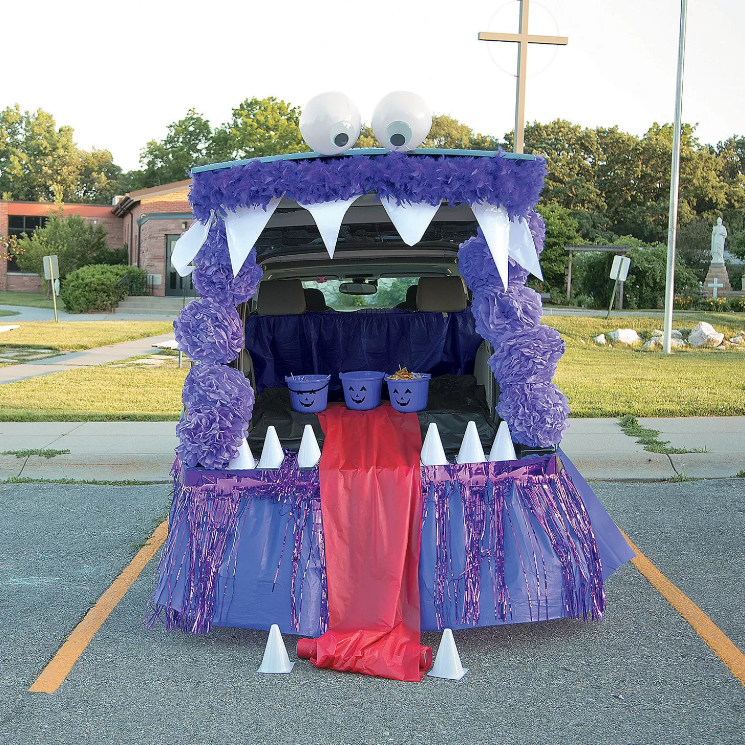 Fashion Monster Trunk-Or-Treat Decorating Kit - 32 Pc. Halloween Fun Kits