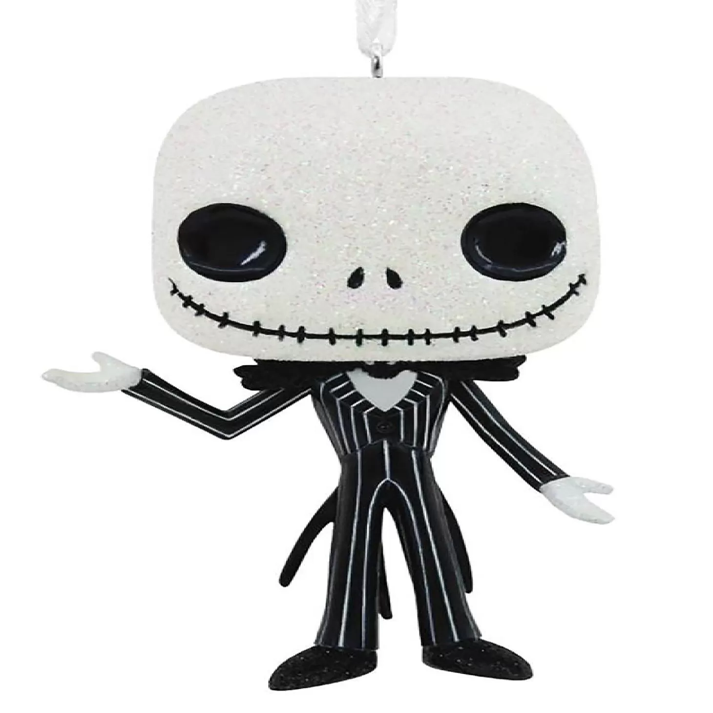 Flash Sale Nightmare Before Christmas Jack Skellington Glitter Holiday Ornament Skulls & Skeletons