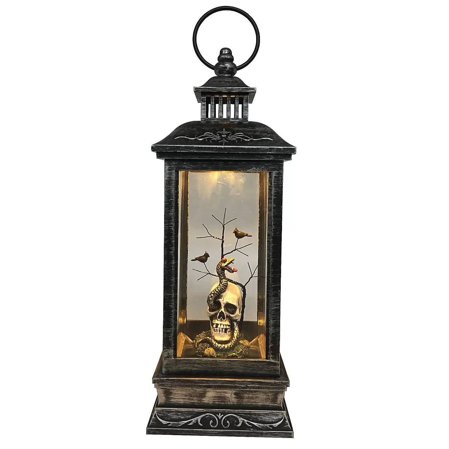 Online Northlight 11" Led Lighted Halloween Lantern With A White Skull Head Skulls & Skeletons