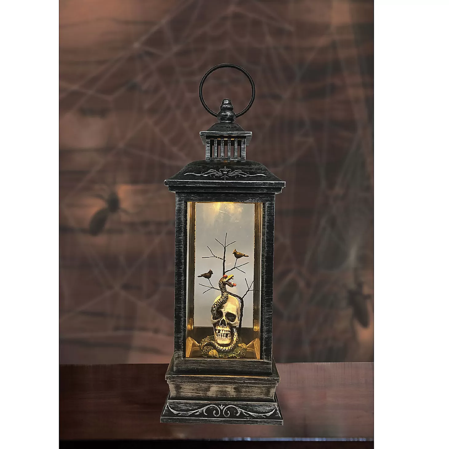 Online Northlight 11" Led Lighted Halloween Lantern With A White Skull Head Skulls & Skeletons